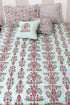 40s Cotton Pillow Cover in Floral Print